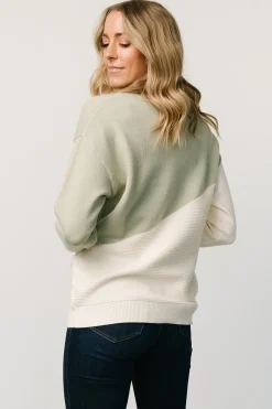 Hot Baltic Born Emmy Sweater | Sage + Cream