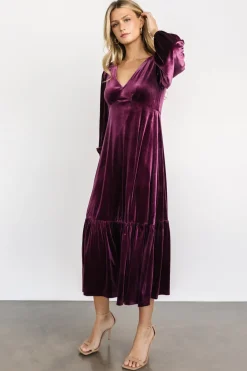 Fashion Baltic Born Erika Velvet Maxi Dress | Sugar Plum