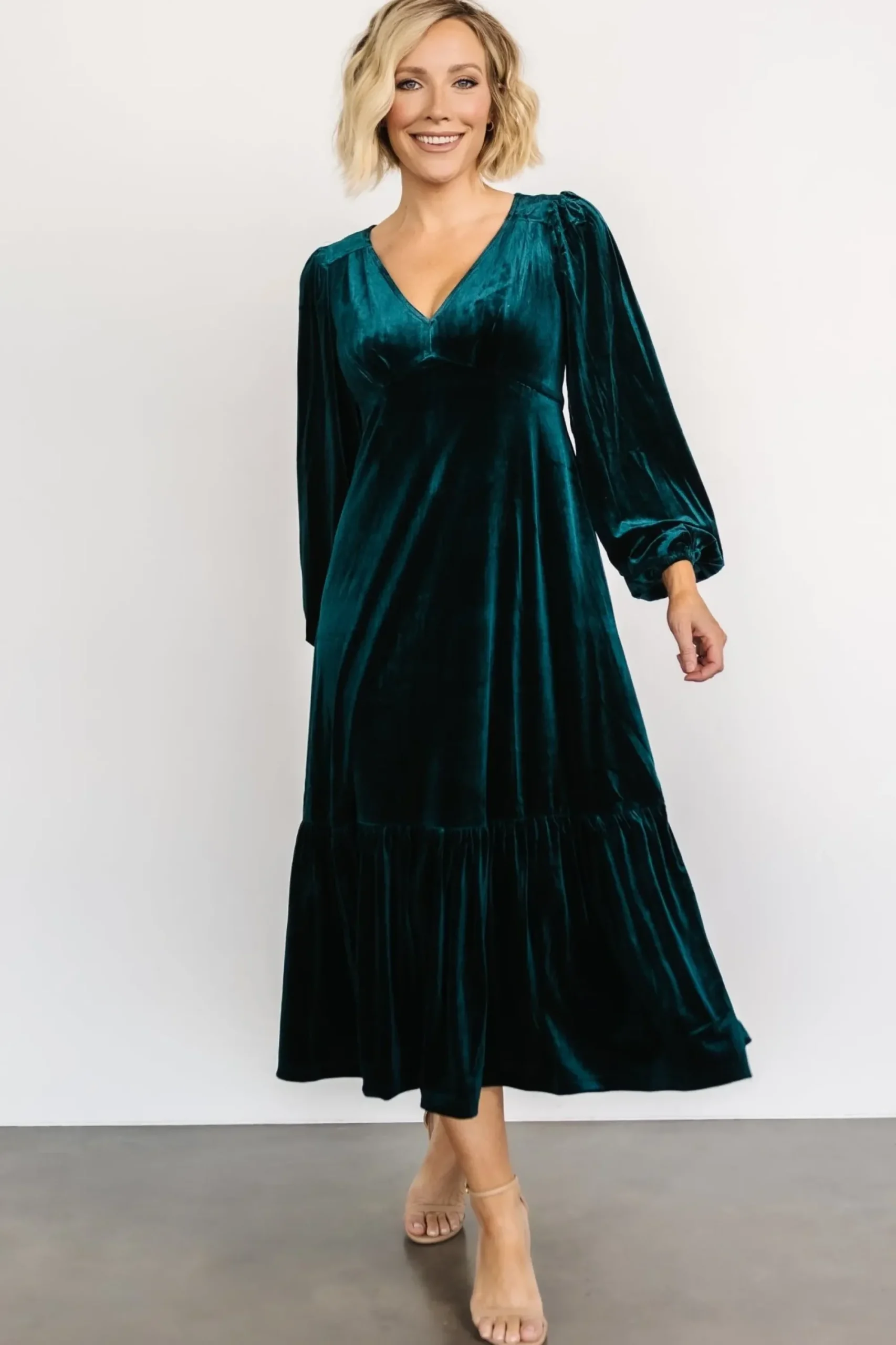 Best Baltic Born Erika Velvet Maxi Dress | Jade