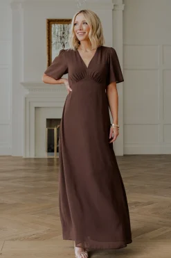 Sale Baltic Born Esti Maxi Dress | Espresso