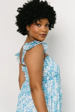 Sale Baltic Born Evanthe Maxi Dress | Blue + White Floral