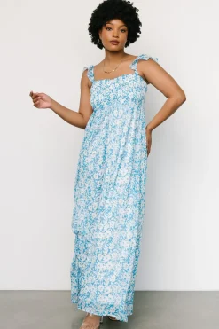 Sale Baltic Born Evanthe Maxi Dress | Blue + White Floral