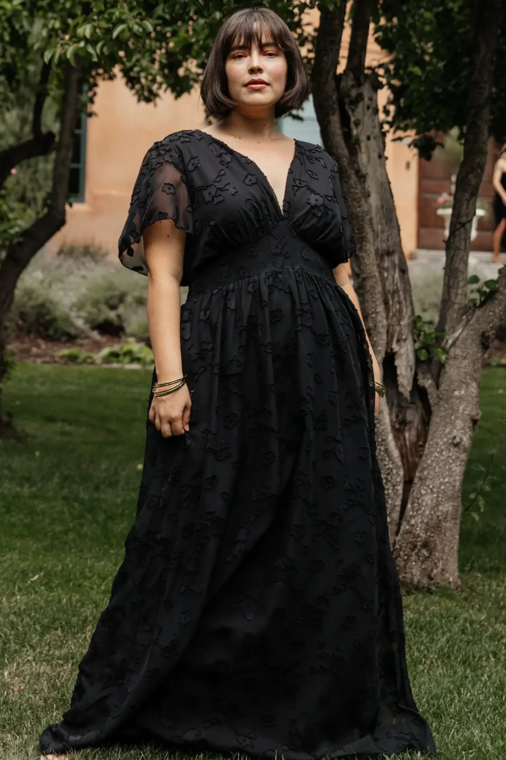 Fashion Baltic Born Evelyn Smocked Maxi Dress | Black