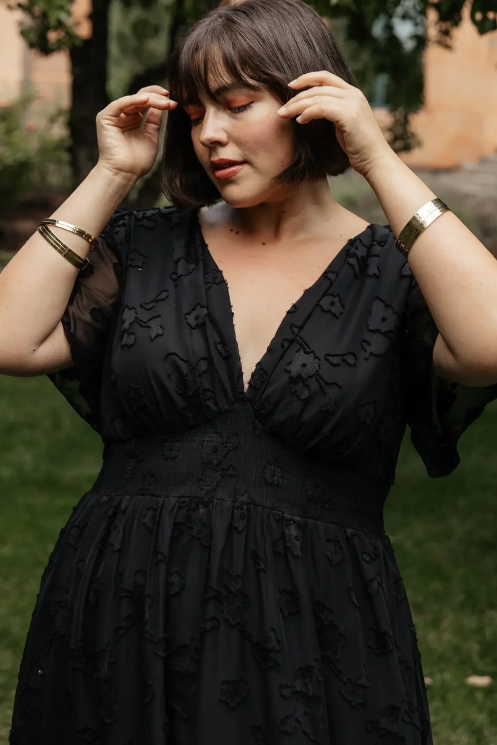 Fashion Baltic Born Evelyn Smocked Maxi Dress | Black