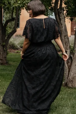 Fashion Baltic Born Evelyn Smocked Maxi Dress | Black