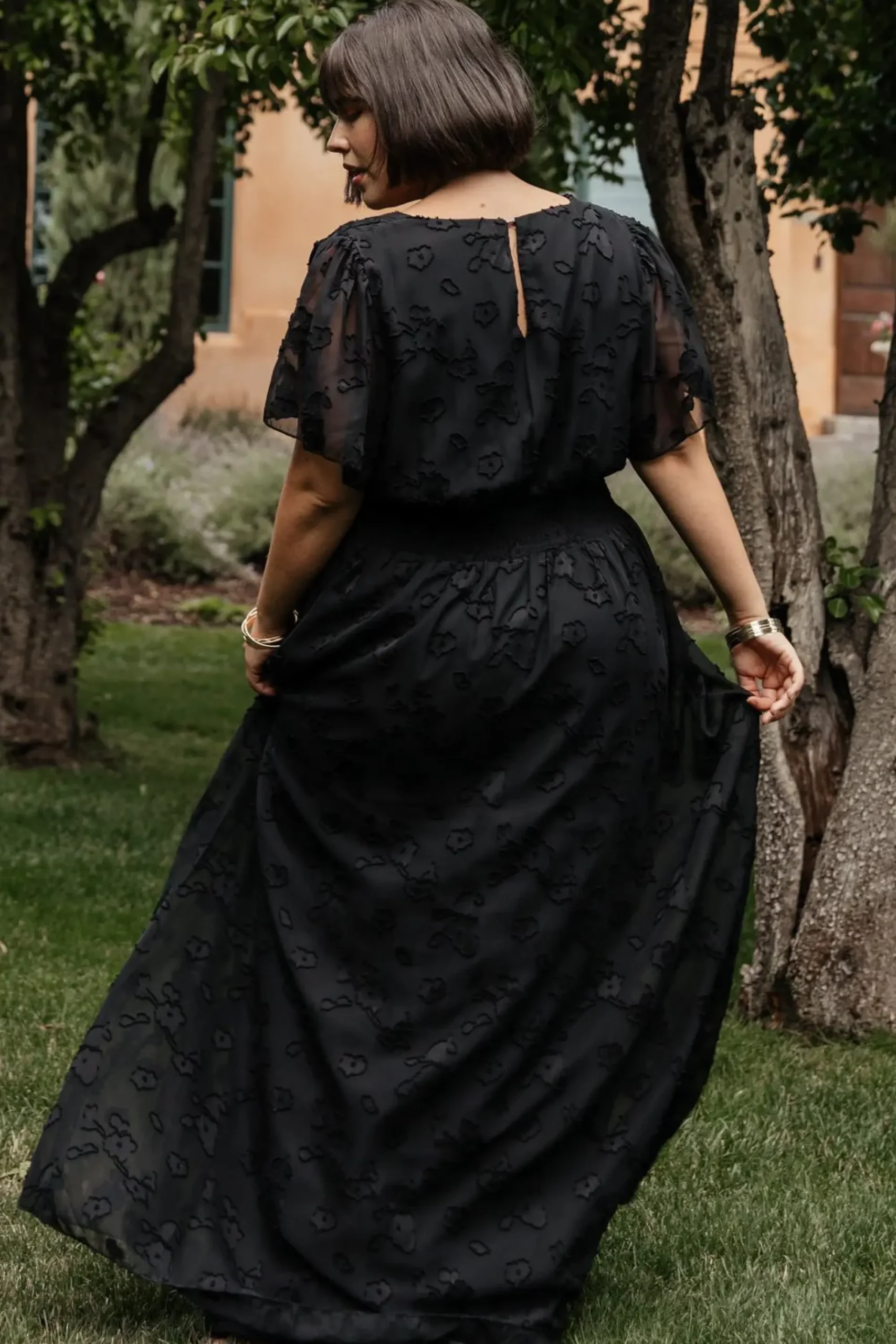 Fashion Baltic Born Evelyn Smocked Maxi Dress | Black