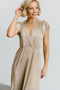 Best Baltic Born Fabric Swatch - Athena Pleated | Gold