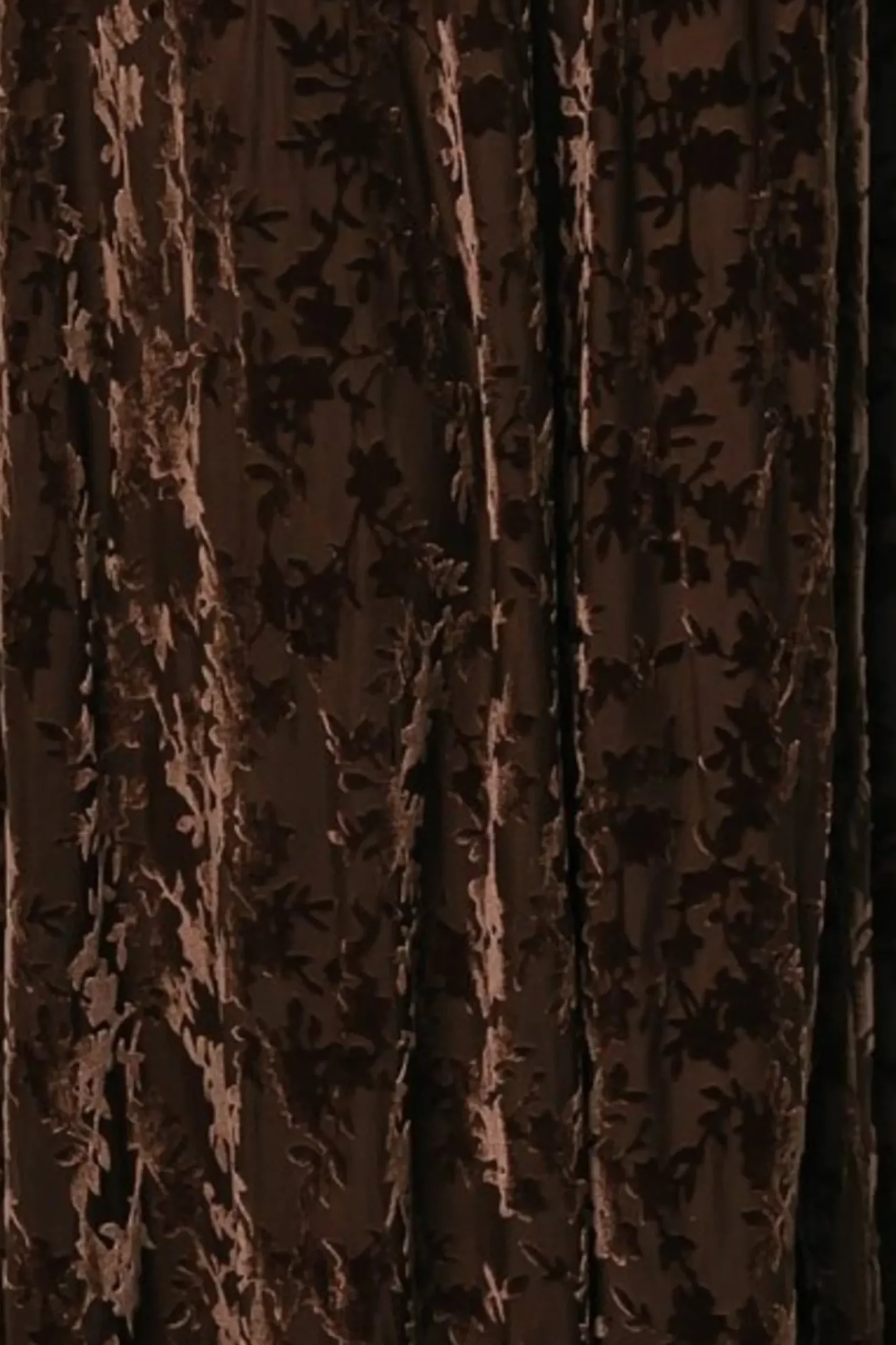 New Baltic Born Fabric Swatch - Everley Velvet | Espresso