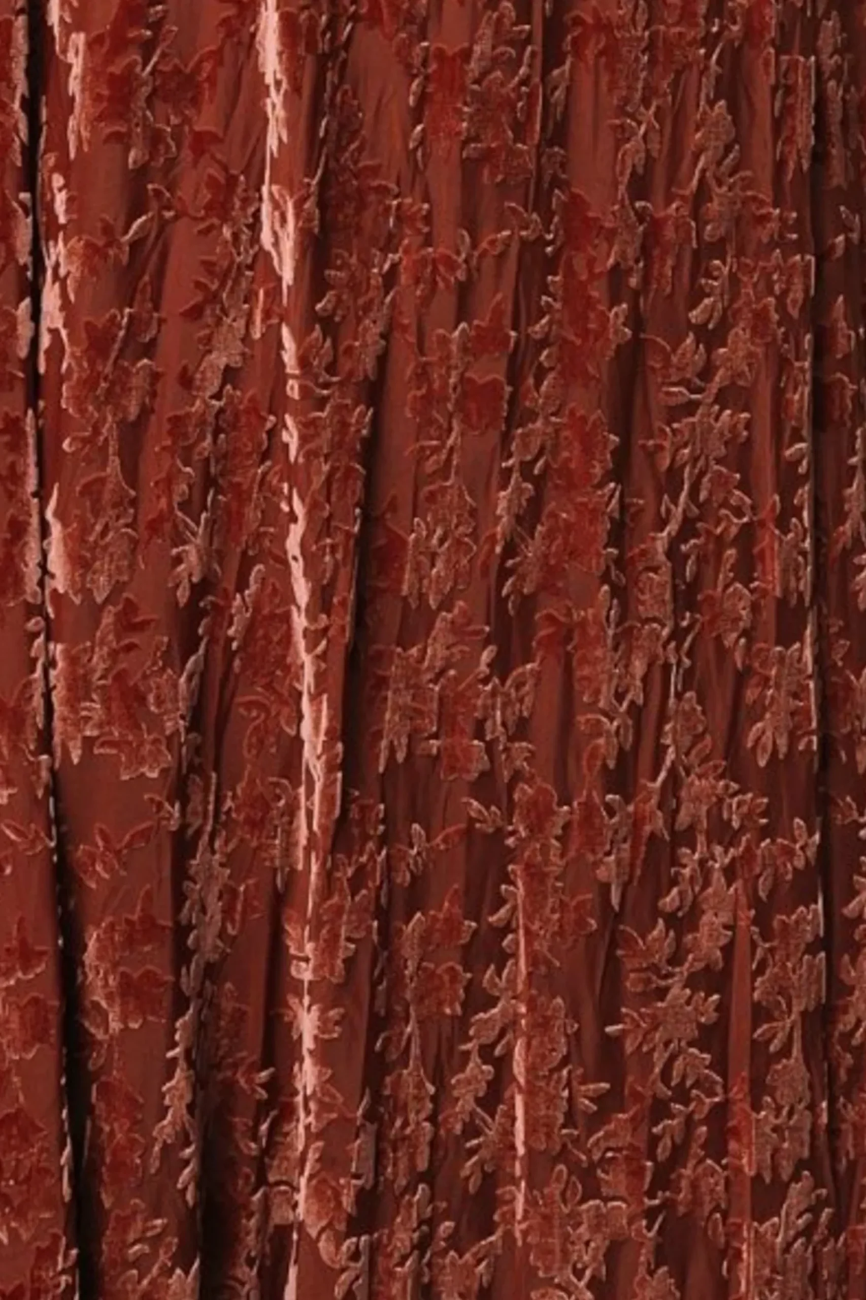 Sale Baltic Born Fabric Swatch - Everley Velvet | Cinnamon