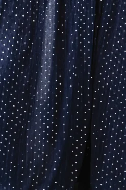 Outlet Baltic Born Fabric Swatch - Grace Sparkle | Navy