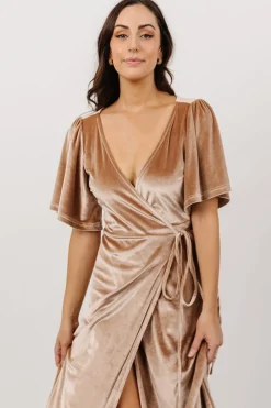 Outlet Baltic Born Fabric Swatch - Meghan Velvet | Champagne