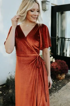 Online Baltic Born Fabric Swatch - Meghan Velvet | Bronze