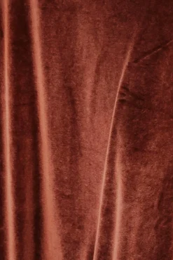 Best Baltic Born Fabric Swatch - Meghan Velvet | Terracotta