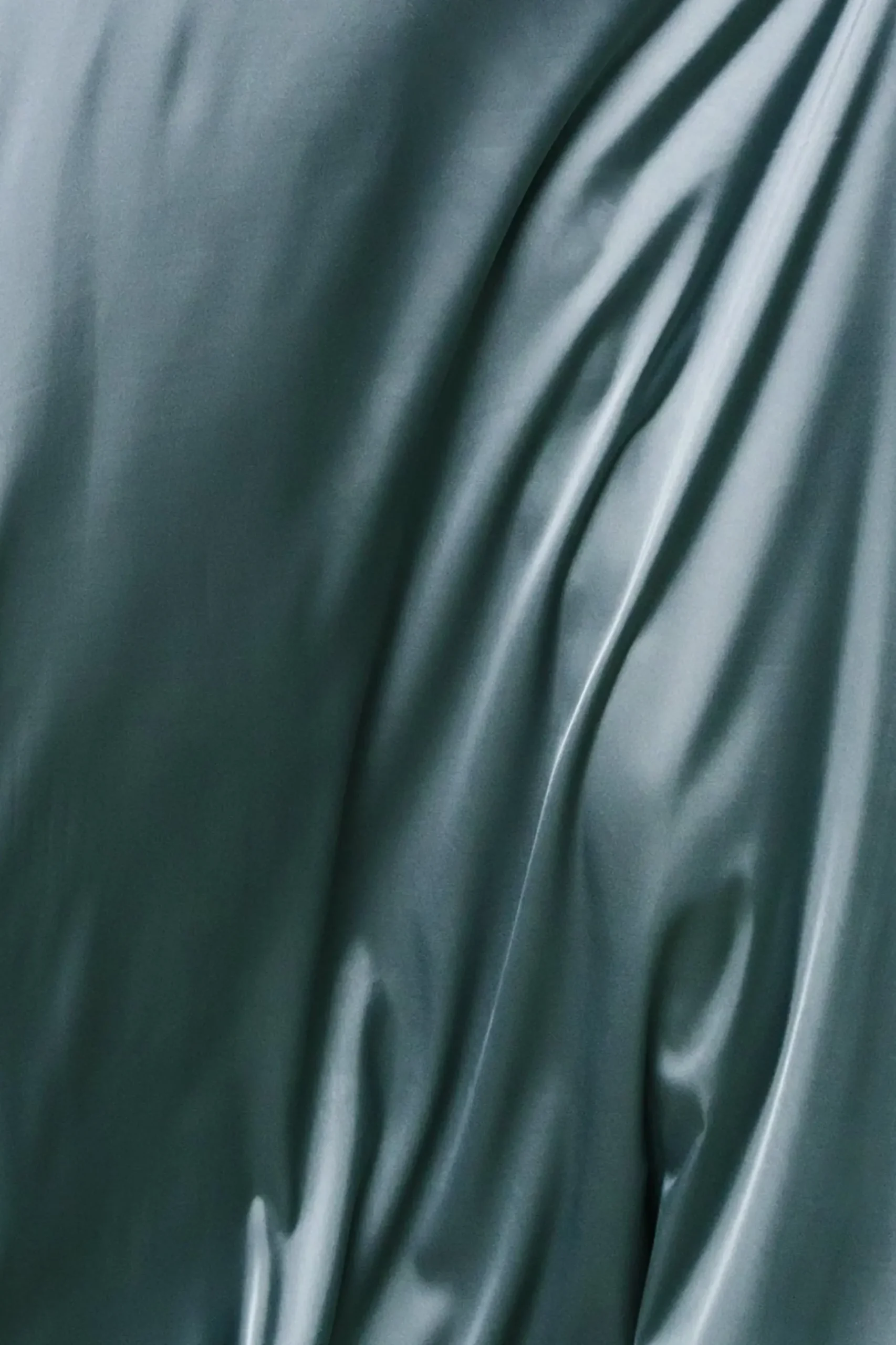 Hot Baltic Born Fabric Swatch - Vara Satin | Dusty Blue