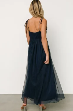 New Baltic Born Fiona Tulle Maxi Dress | Midnight Blue
