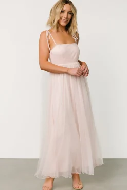 Outlet Baltic Born Fiona Tulle Maxi Dress | Pale Blush