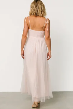 Outlet Baltic Born Fiona Tulle Maxi Dress | Pale Blush