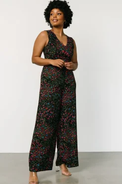 New Baltic Born Frazier Jumpsuit | Black Multi Floral