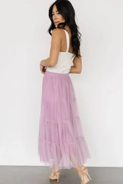 Discount Baltic Born Galena Tulle Skirt | Dusty Orchid