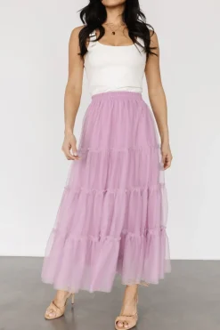 Discount Baltic Born Galena Tulle Skirt | Dusty Orchid
