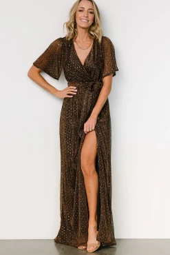 Clearance Baltic Born Grace Sparkle Gown | Bronze
