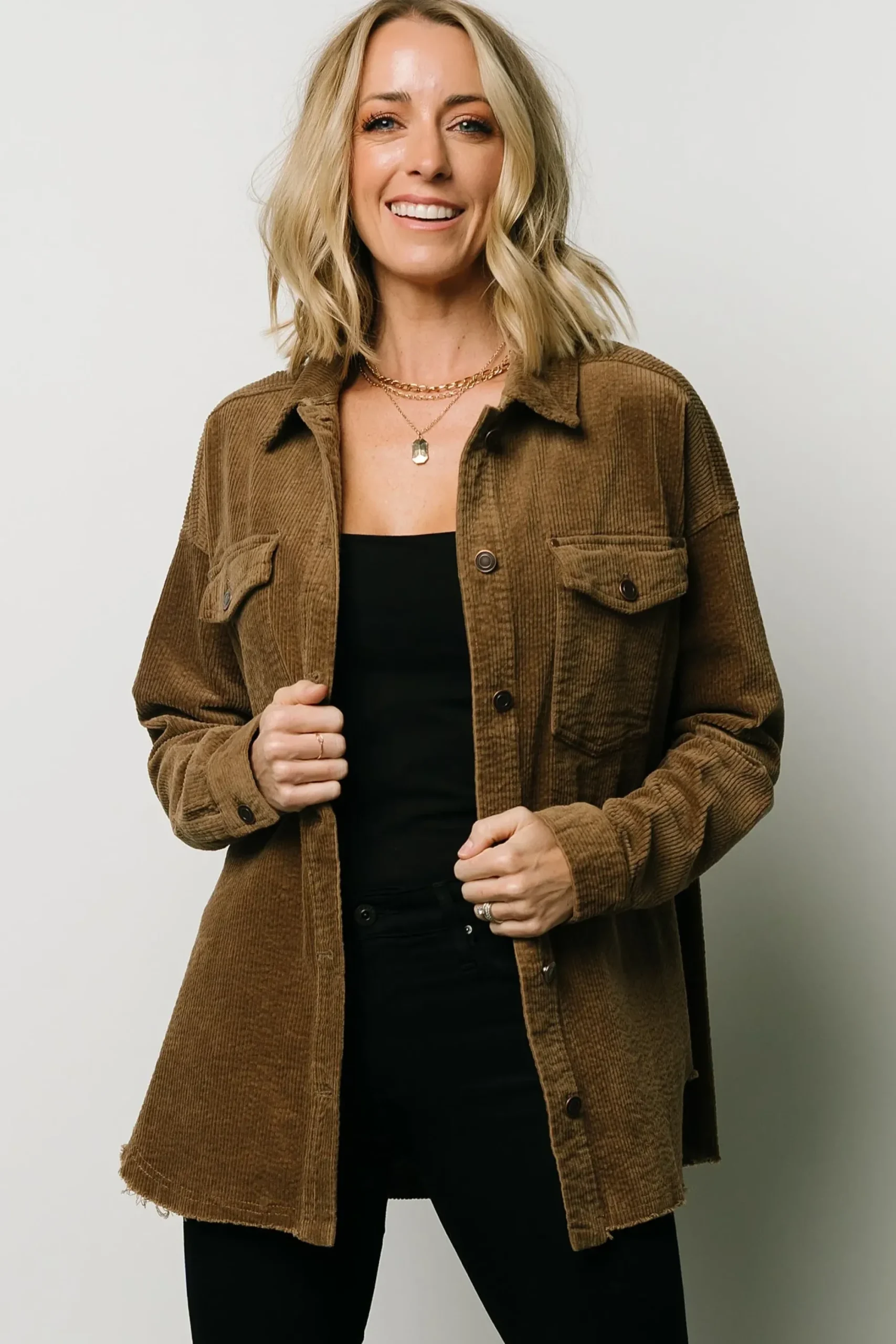 Best Baltic Born Greeley Corduroy Jacket | Coffee