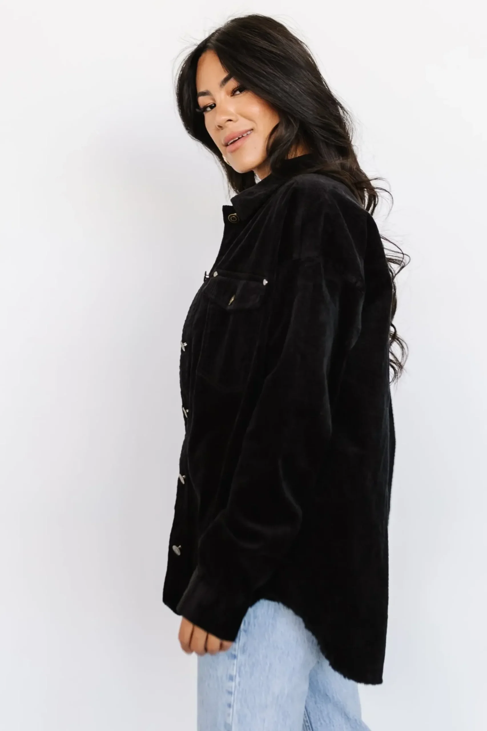 Best Baltic Born Greeley Corduroy Jacket | Black