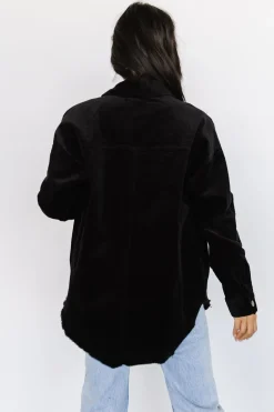 Best Baltic Born Greeley Corduroy Jacket | Black