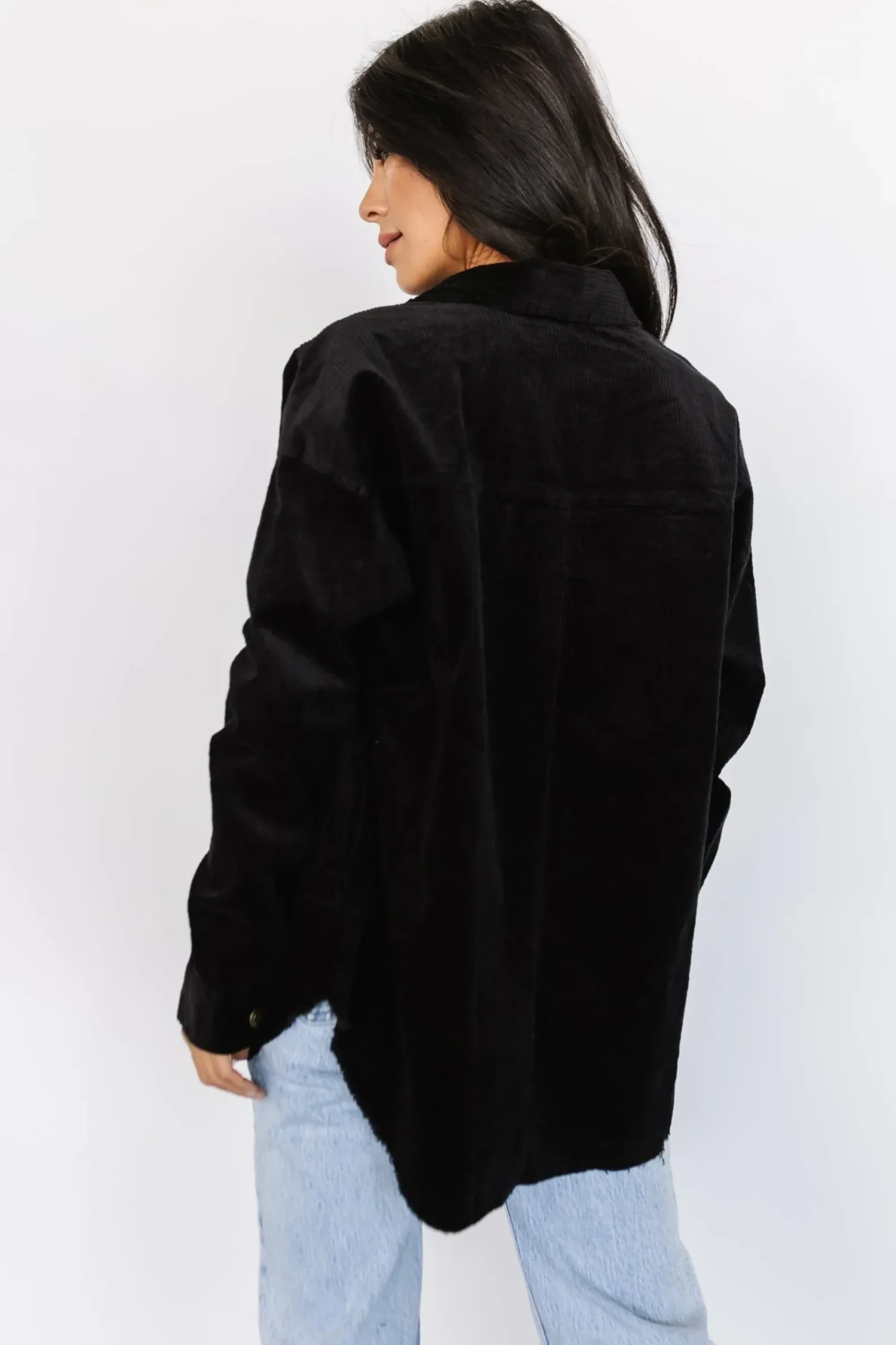 Best Baltic Born Greeley Corduroy Jacket | Black