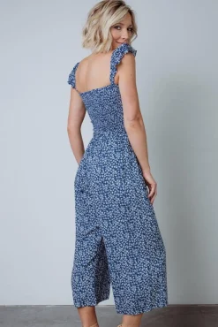 Outlet Baltic Born Hadley Smocked Jumpsuit | Navy