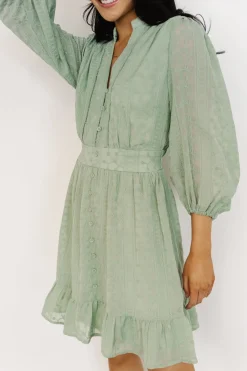 Clearance Baltic Born Harmony Embossed Dress | Sage