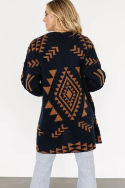 Hot Baltic Born Hays Oversized Cardigan | Navy + Camel