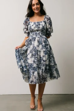 Best Baltic Born Hazel Eyelet Midi Dress | Navy