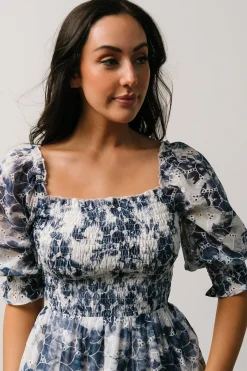 Best Baltic Born Hazel Eyelet Midi Dress | Navy