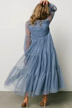 Fashion Baltic Born Hoffman Tulle Maxi Dress | Whisper Blue