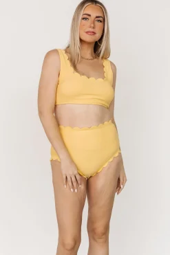 Best Baltic Born Honolulu High Waist Bikini Bottom | Yellow