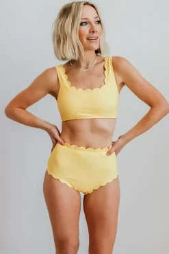 Best Baltic Born Honolulu High Waist Bikini Bottom | Yellow