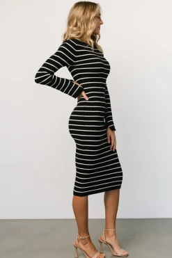 Hot Baltic Born Iggy Sweater Dress | Black + Ivory