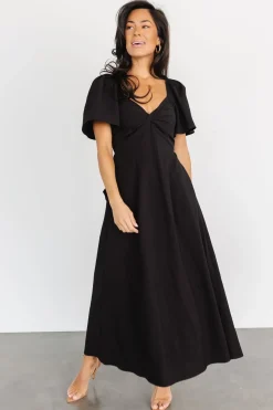 Outlet Baltic Born Indie Back Tie Dress | Black