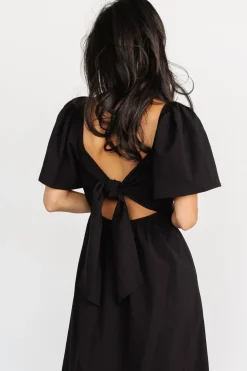 Outlet Baltic Born Indie Back Tie Dress | Black