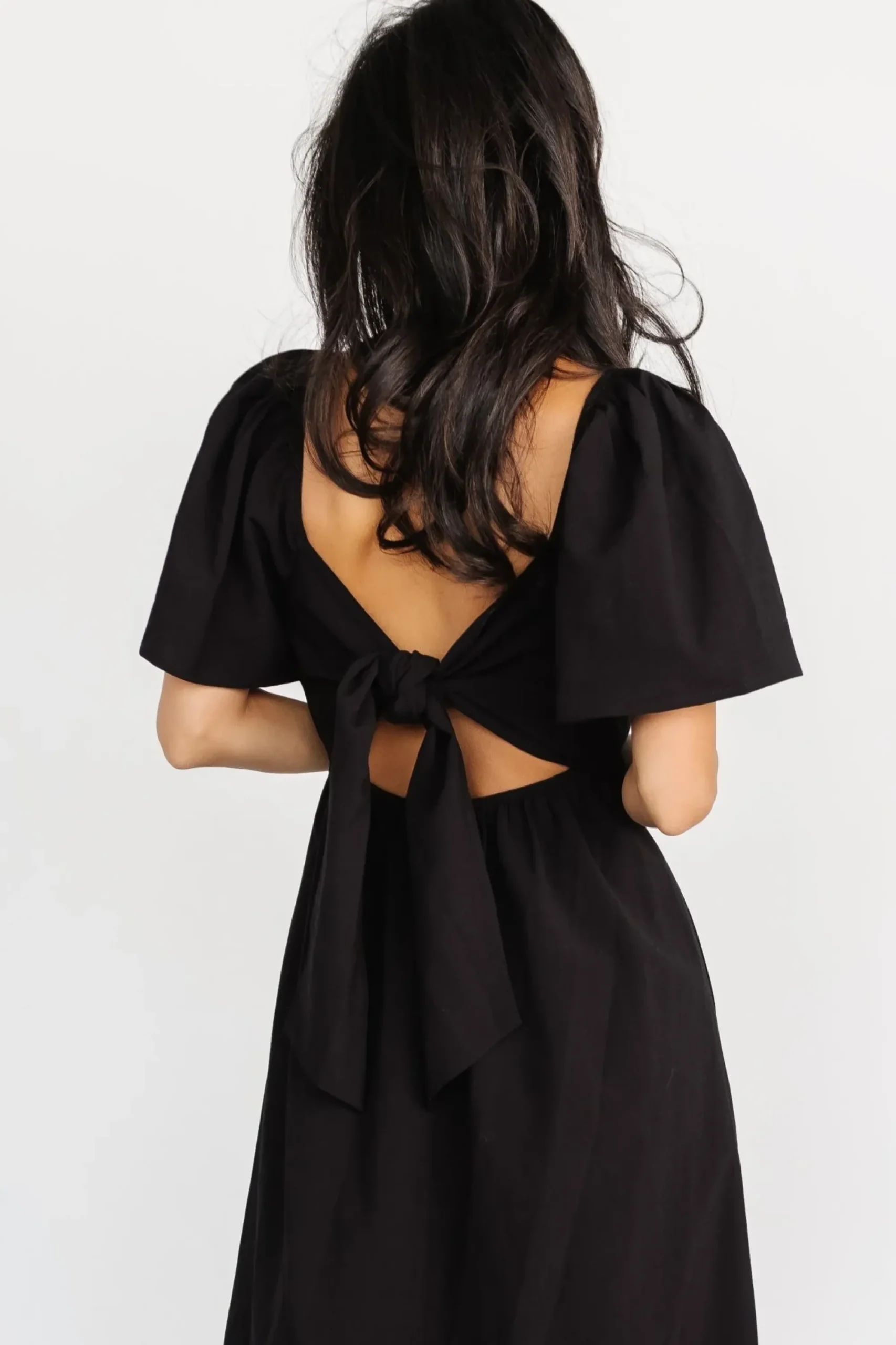 Outlet Baltic Born Indie Back Tie Dress | Black