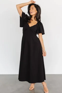 Outlet Baltic Born Indie Back Tie Dress | Black