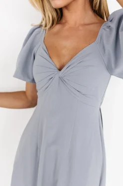 Clearance Baltic Born Indie Back Tie Dress | Dusty Blue