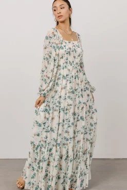 Online Baltic Born Isabela Smocked Maxi Dress | Navy Multi Floral