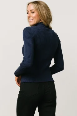 New Baltic Born Jamie Cut Out Top | Dark Blue