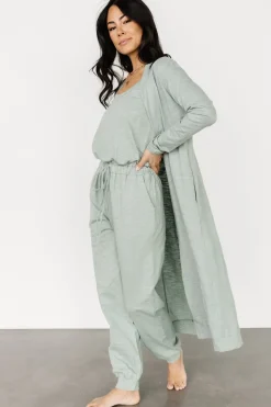 Fashion Baltic Born Janae Jumpsuit + Cardigan Set | Sage