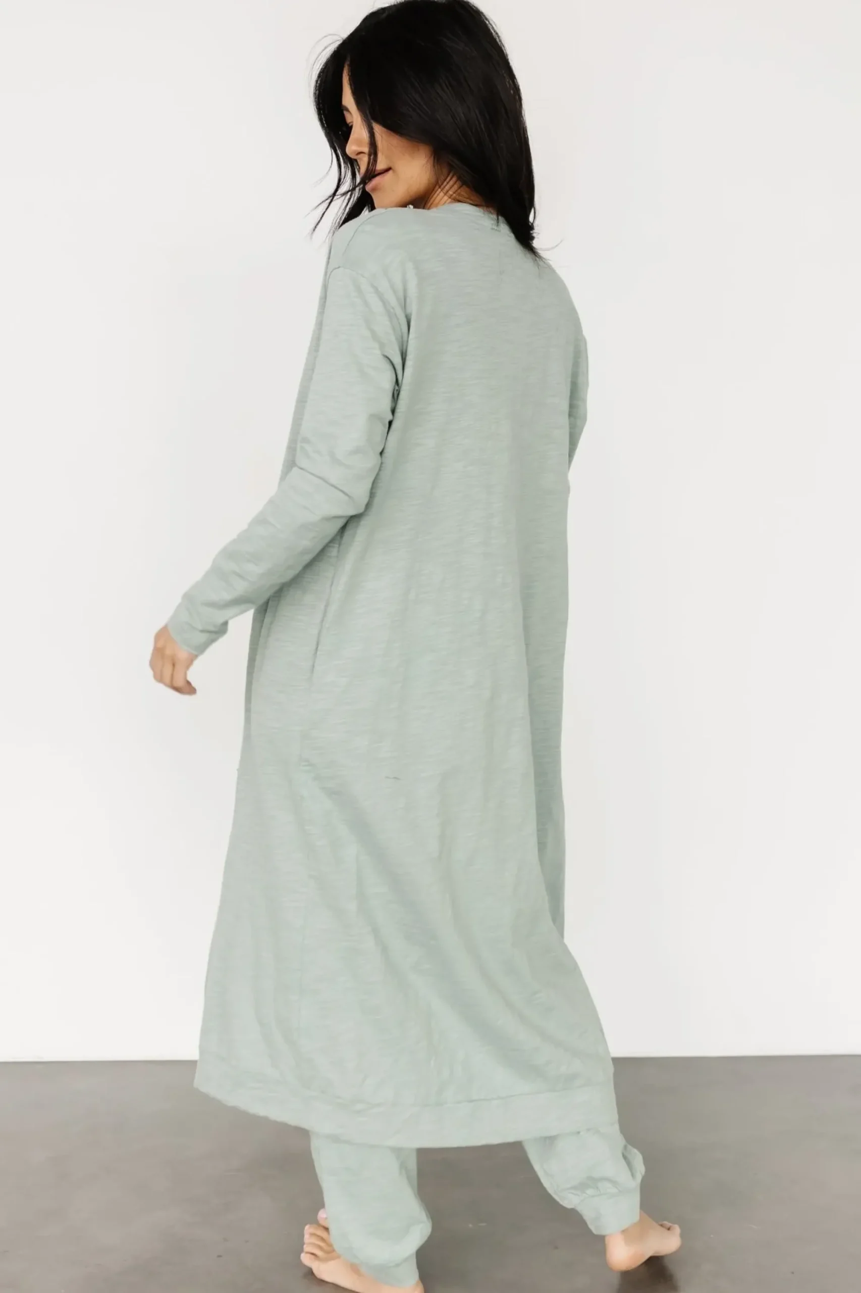 Fashion Baltic Born Janae Jumpsuit + Cardigan Set | Sage