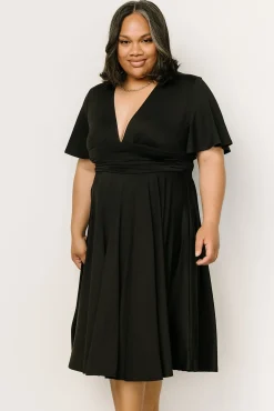 Fashion Baltic Born Janette Midi Dress | Black