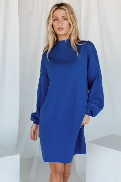 Hot Baltic Born Jennings Sweater Dress | Cobalt Blue