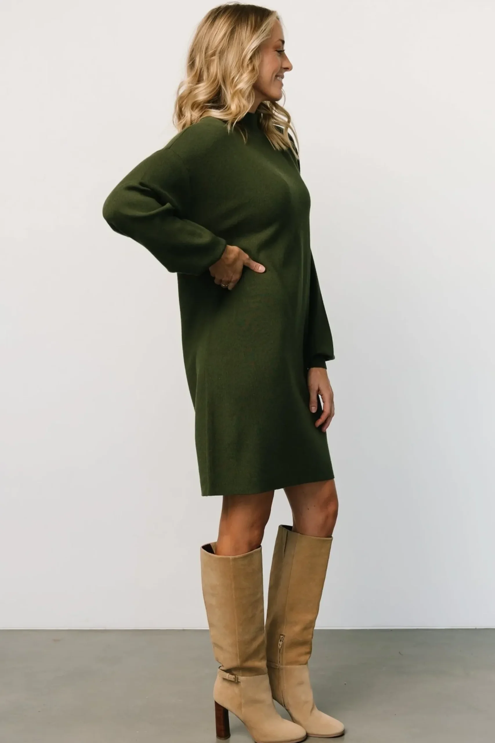 Fashion Baltic Born Jennings Sweater Dress | Deep Olive
